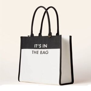 Kate Spade x Target Black and White Tote Bag